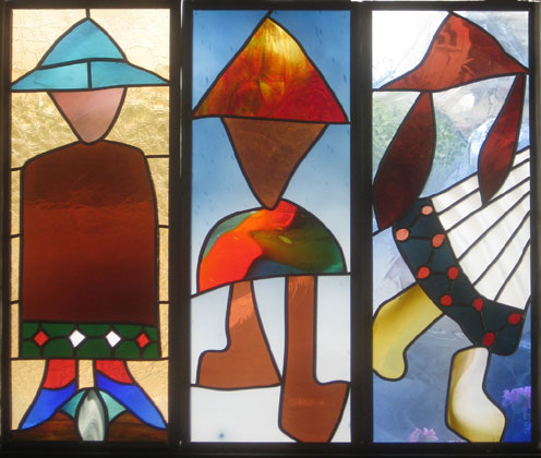 New Work by Peter Mollica- Stained Glass Legend!