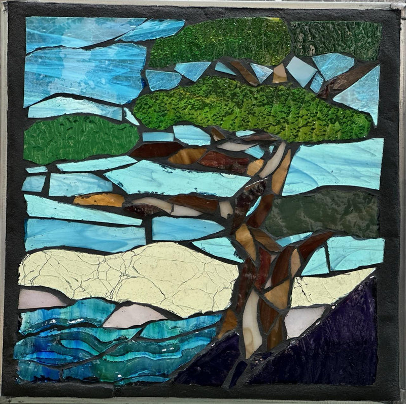 2/14+2/15:Glass on Glass Mosaic (2 days) w/ Deborah O'Rourke Sat 10-4 & Sun 10-1