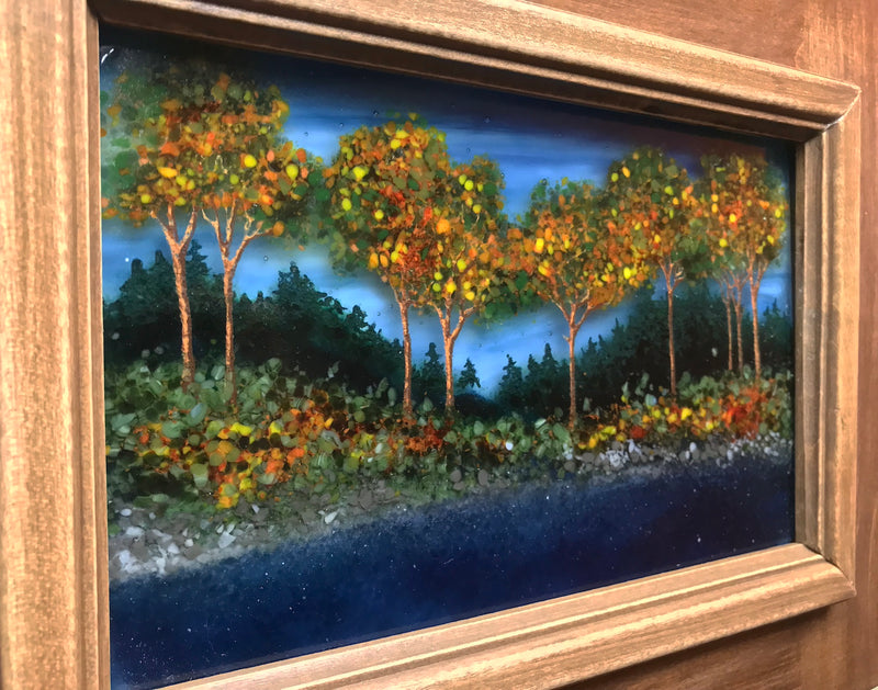 06/01-06/02:FULL!2 Day Fusing Alluring Landscapes,- Visiting Artist Scandia Wood-Blac