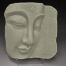 Casted Jade Gree Buddha Face by Ruth Grimes