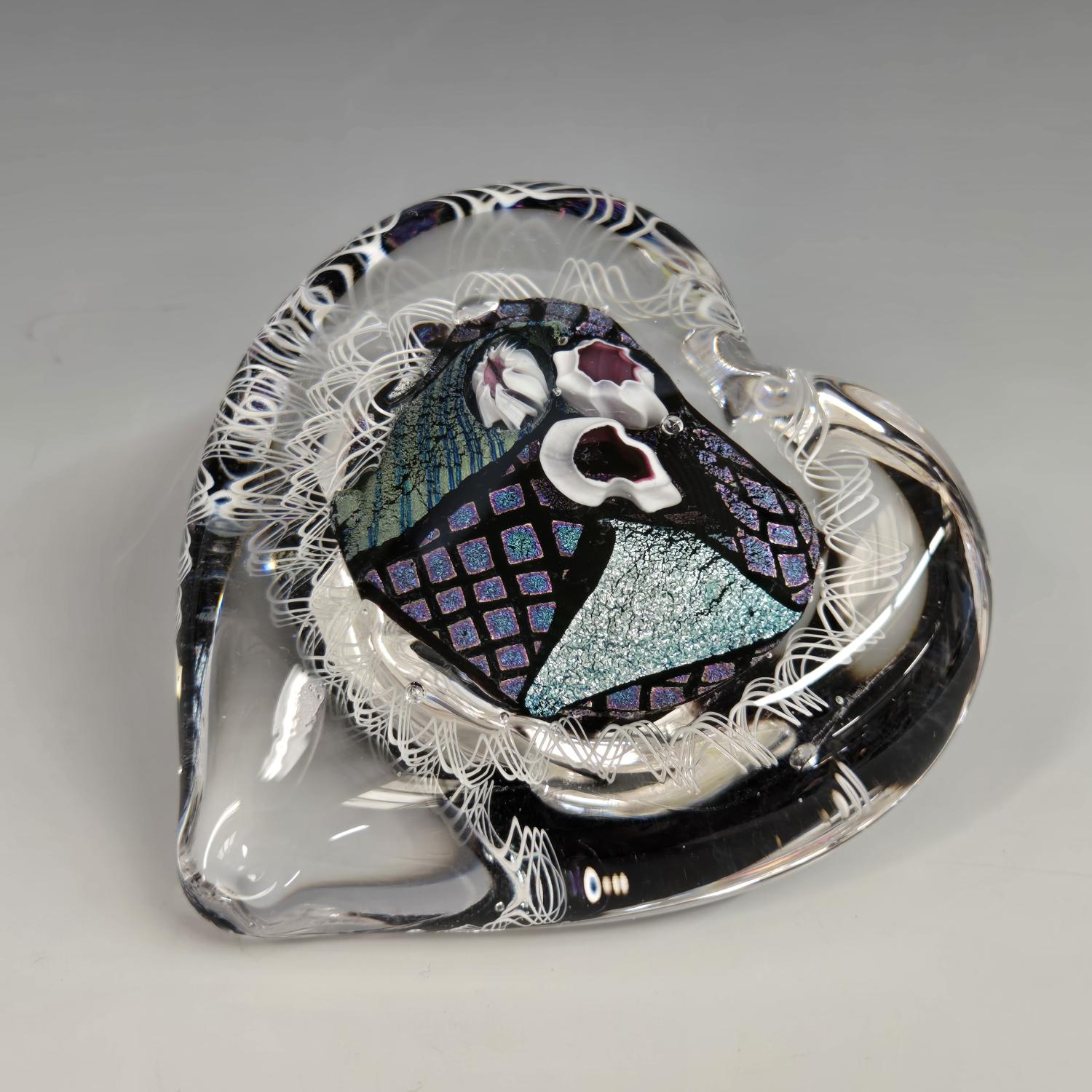 Heart-shaped Paperweight by Randy Strong