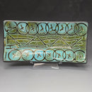 Painted Blue & Green Sushi Tray