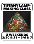 2/20-21 & 3/6-7 :Introduction to Tiffany Lamp Making w/ Melanie Walsh (4 Day Intensive)