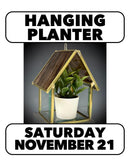11/21: Stained Glass Hanging Planter (1 Day) 10-2pm Saturday