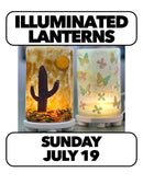 (Join Waitlist) 7/19: Illuminating Fusing: Lanterns Sunday 2-4:30pm