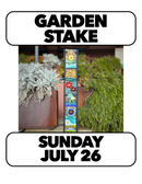 (Join Waitlist) 7/26:Intro to Fusing: Fused Garden Stakes Sunday 1:30-4