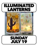 (1 spot available) 7/19: Illuminating Fusing: Lanterns Sunday 2-4:30pm