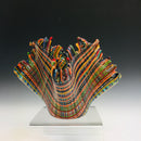 (JOIN WAITLIST) 11/16: Fused Plaid Vase Sunday 10-12:30pm