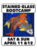 (Join Waitlist) 4/11-4/12: Stained Glass Bootcamp(2 days) 10-4pm both days.