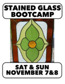 11/7-11/8: Stained Glass 2-DAY Bootcamp, 10-4pm both days