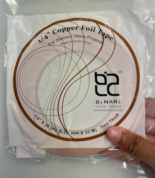 Copper Back Foil 1/4 inch