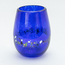 Blue Handblown Tumbler by Slow Burn Glass