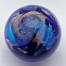 Northern Lights paperweight by Glass Eye Studio