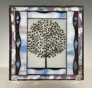 Mosaic w/ Fused Glass Tree by Julie Orchard